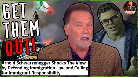 Schwarzenegger TERMINATES The View! Hulk Can't Read Crime Stats?