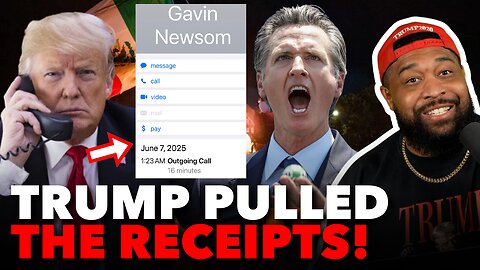Trump ENDS Gavin Newsom's CAREER After EXPOSING LIE "HE DIDN'T CALL" During LA Riots