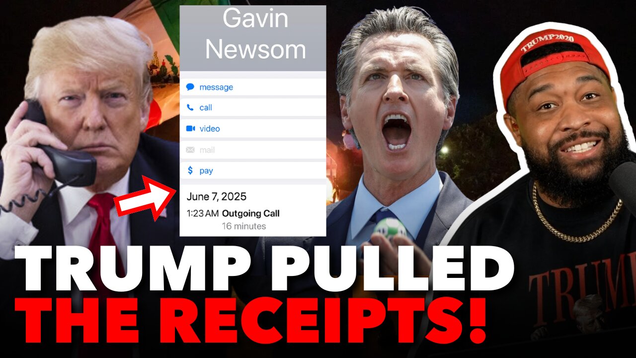 Trump ENDS Gavin Newsom's CAREER After EXPOSING LIE "HE DIDN'T CALL" During LA Riots