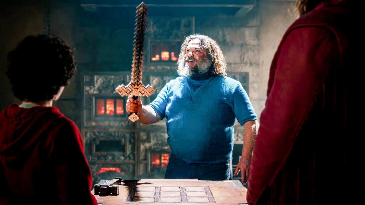 Iron Sword Crafting Scene | A MINECRAFT MOVIE (NEW 2025) MOVIE CLIP 4K