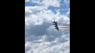 Blue Angeles doing a fly by