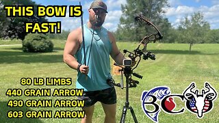 Want INSANE Arrow Speed? APA Black Mamba Pro with 80 lb Limbs TESTED!