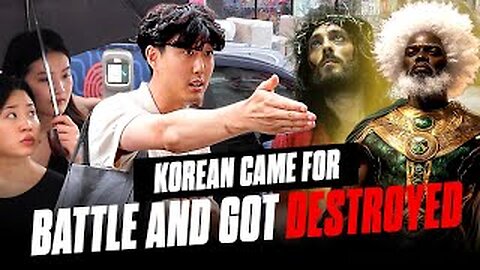 PROUD COCKY KOREAN CAME FOR BATTLE AND GOT DESTROYED #VIRAL #TRENDING #REACTION