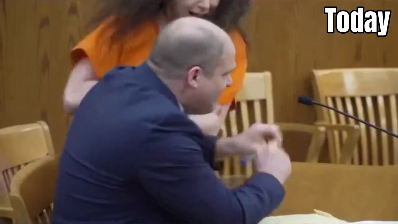 Woman who was convicted of chopping up her boyfriend attacks defense attorney in the courtroom.