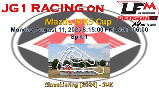 JG1 RACING on LFM - Mazda MX5 Cup - Slovakiaring (2024) - SVK - Split 1