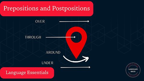 Prepositions and Postpositions - All You Need For Any Language