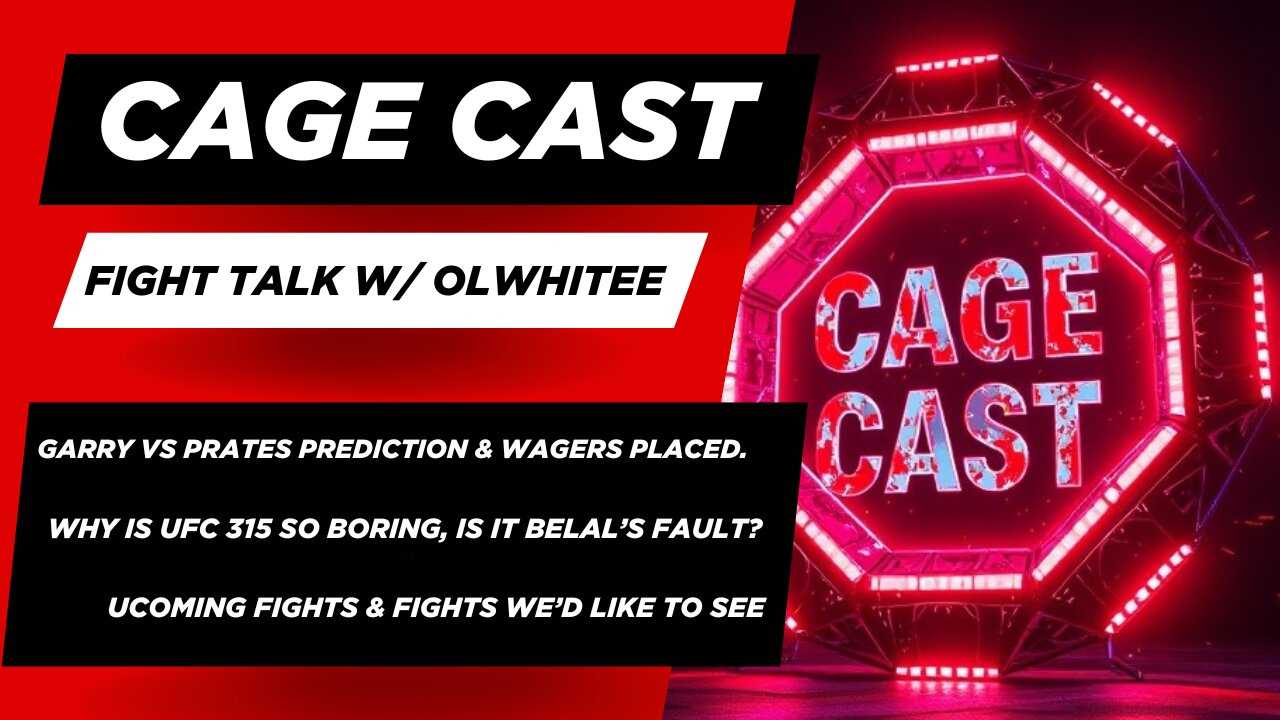 Garry vs Prates Prediction & Bet Placed | UFC 315 Boring & 316 Has More Hype? | Upcoming Fight Talk