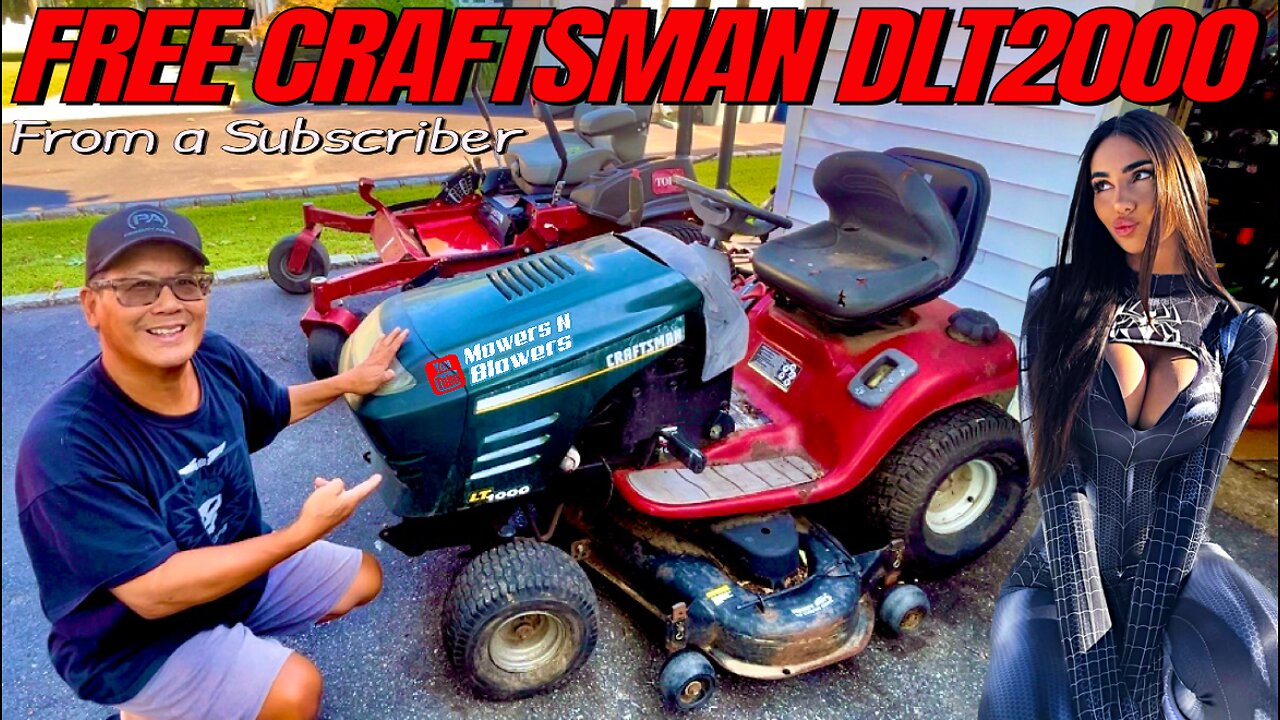 Free Craftsman DLT2000 Lawntractor from a Subscriber