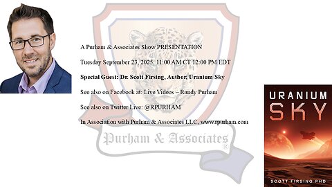 Special guest: Dr. Scott Firsing, Author, Uranium Sky