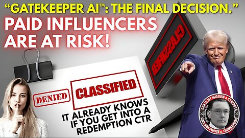 David XRPLion - Gatekeeper AI™ READS YOUR SOUL. MANY WILL NOT MAKE IT INTO QFS Must Watch