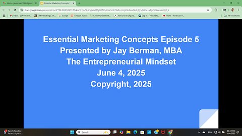 Essential Marketing Concepts Episode 5