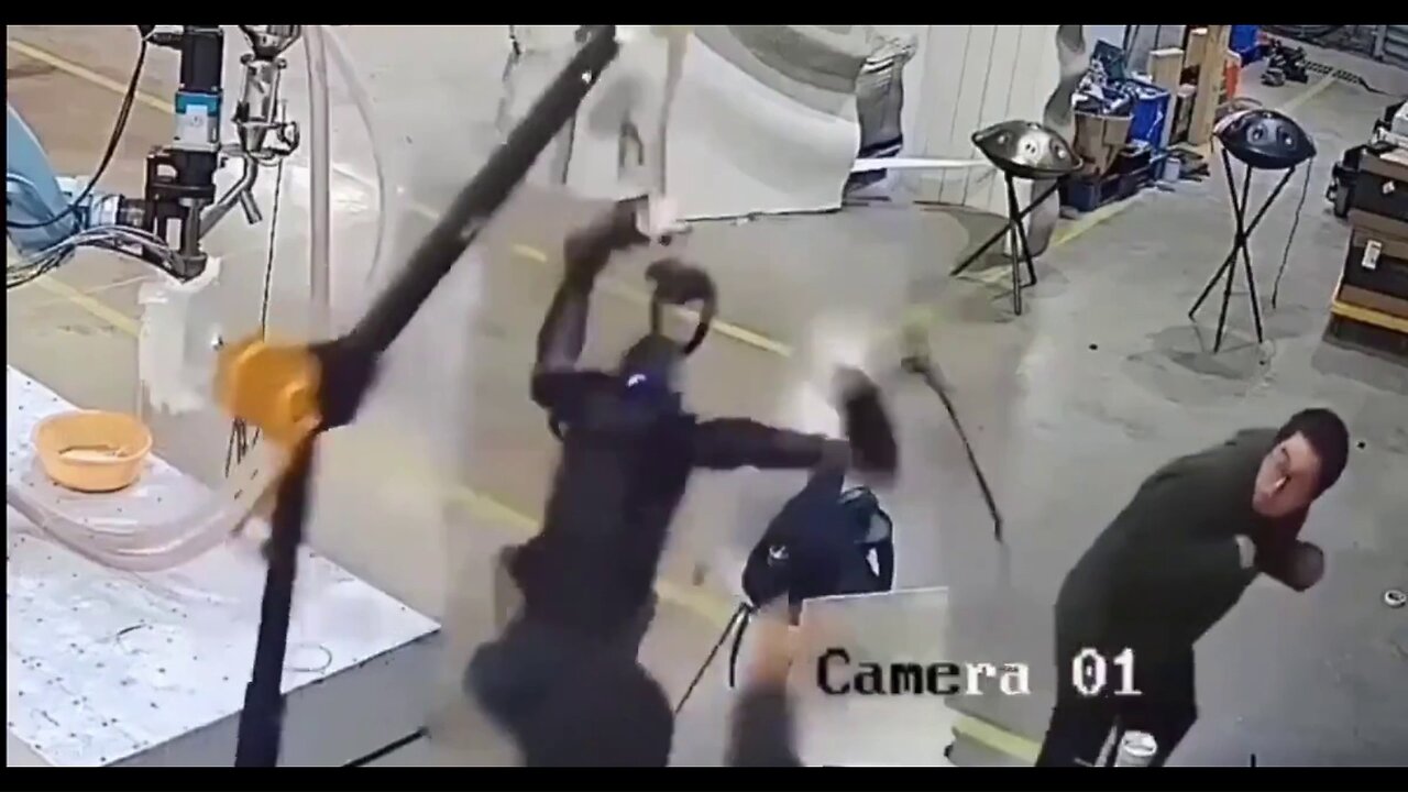 Robot Going Crazy - WARNING