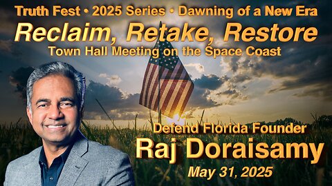 Raj Doraisamy • Reclaim Campaign Town Hall Meeting