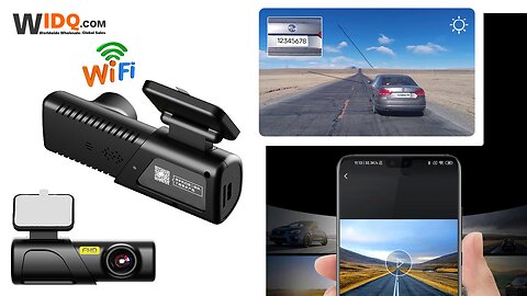 🚗 1080P WiFi Dash Cam – Smart Driving, Day & Night! 🎥