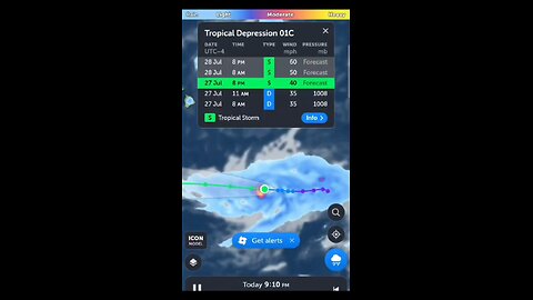 TROPICAL STORM GIL aims towards Hawaii! #TROPICALSTORM #GIL