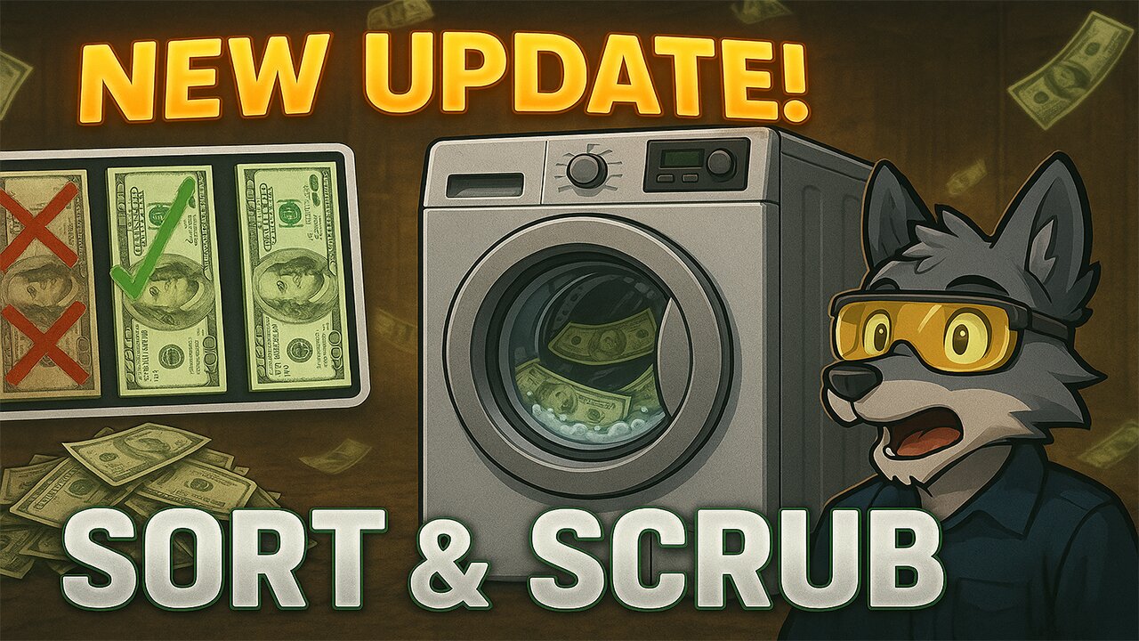 Clean Break Update Bill Sorting & Heavy-Duty Cleaning - Cash Cleaner Simulator Update
