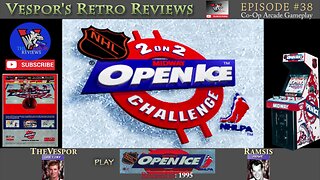 Retro Arcade Gameplay | Open Ice - 2 on 2 Challenge | Arcade | | Co-Op #arcade #hockey