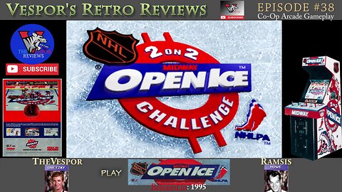 Retro Arcade Gameplay | Open Ice - 2 on 2 Challenge | Arcade | | Co-Op #arcade #hockey