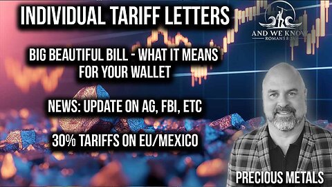 7.13.25: Individual Tariff Letters, Big Beautiful Bill