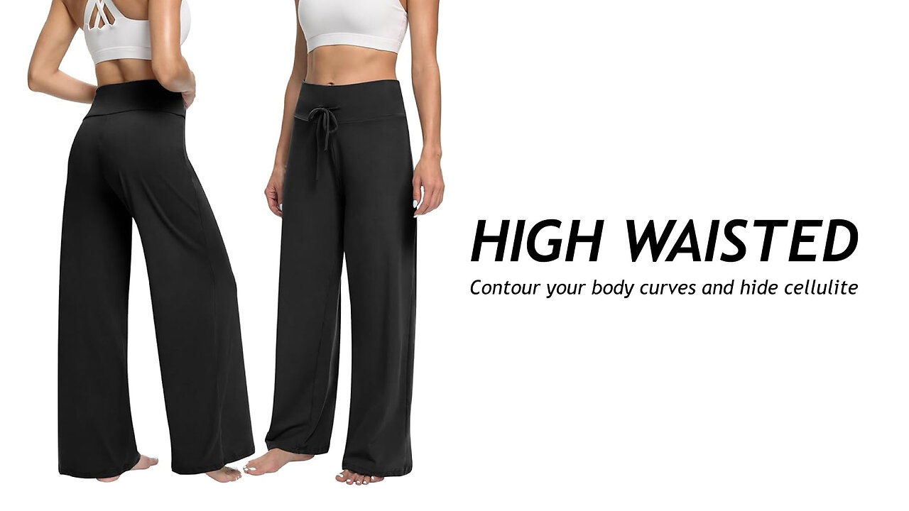 Soft Wide Leg Comfy Lounge Pants for Women.