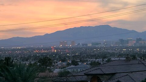 Did you see tonight's Las Vegas sunset? Check this out! 03.16.2025 #follow #lasvegas #travel #gaming