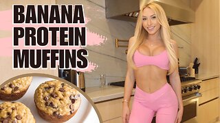 Healthy Banana Protein Muffins