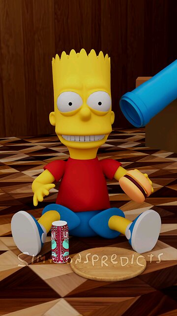 Bart's Burp Blast Backfires on Lisa! 💨😂 #shorts #funny #simpsons