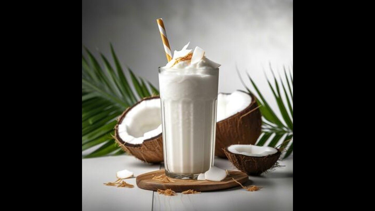 Coconut milkshake