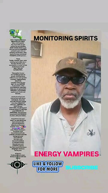 ▪︎MONITORING SPIRITS ENERGY VAMPIRES▪︎