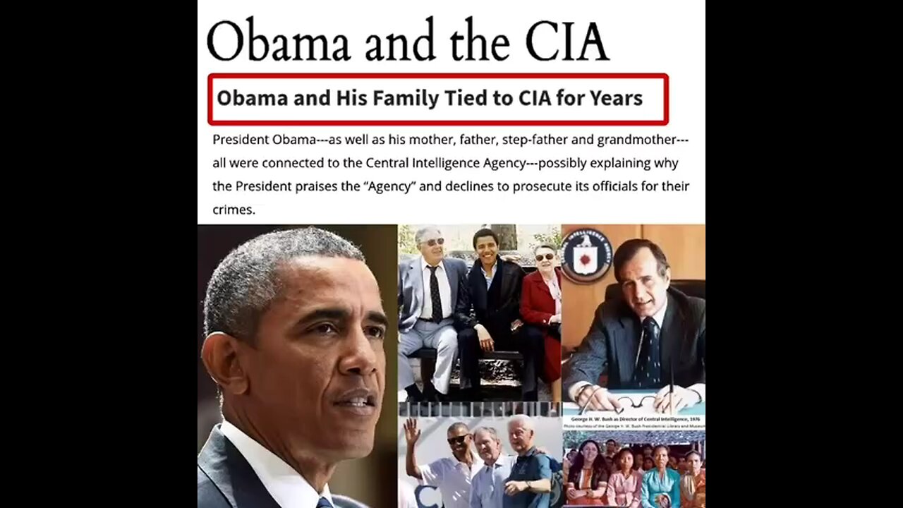 OBAMA And The CIA