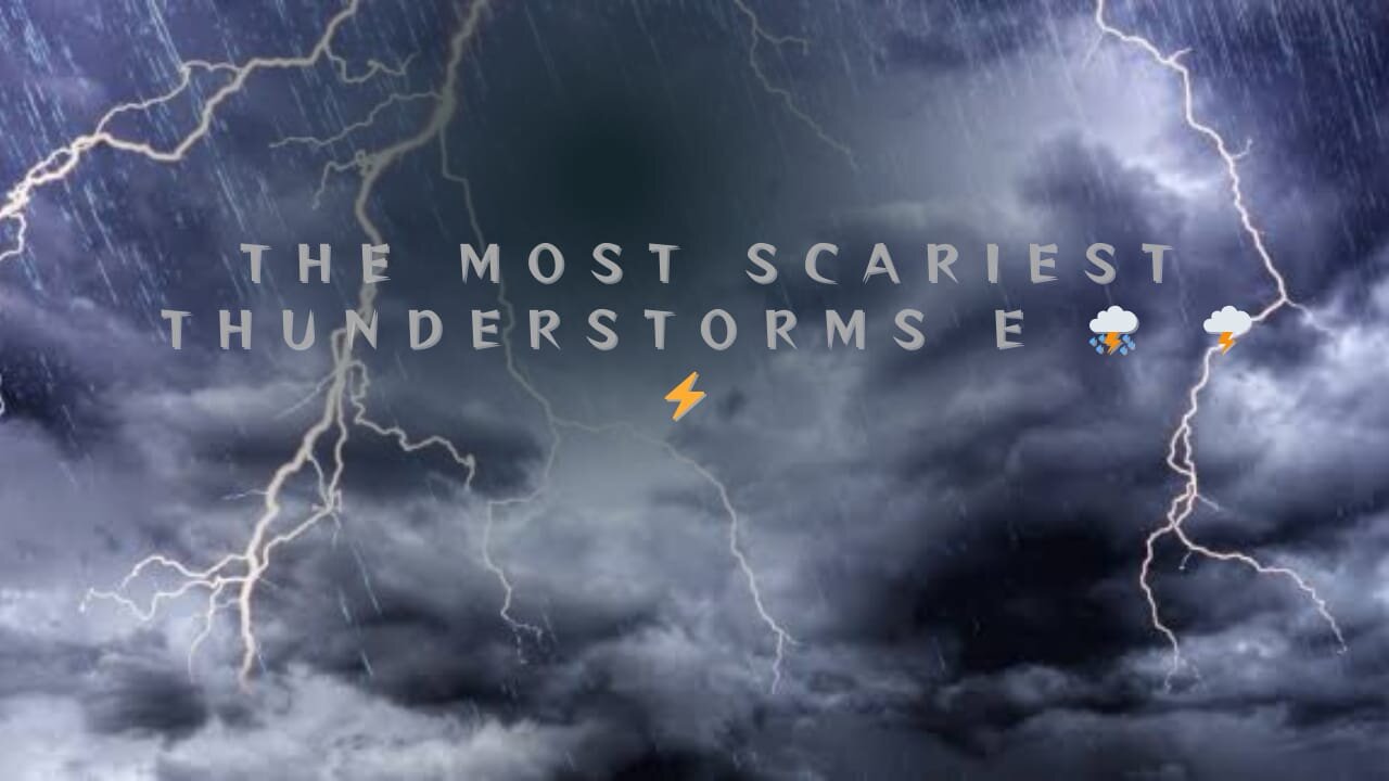 ⚡ Epic Thunderstorm Caught on Camera | Nature’s Power Unleashed