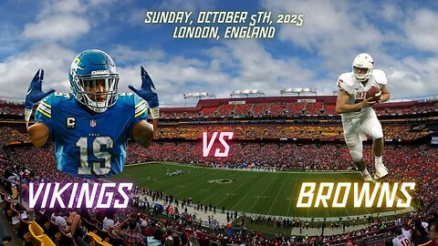 Minnesota Vikings vs Cleveland Browns, Week 5, Diggin' Deeper Into the NFL