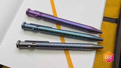Tacray Spinium Titanium Bolt Action Pen - Fidget Frenzy Fun