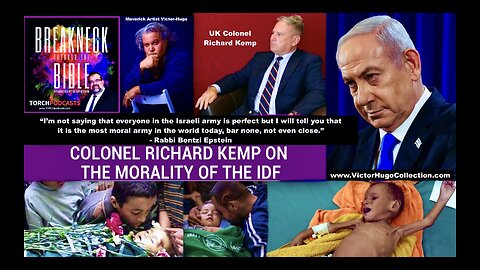 Israel Benjamin Netanyahu IDF Has Most Moral Army In World Today Claim Rabbi Epstein UK Colonel Kemp