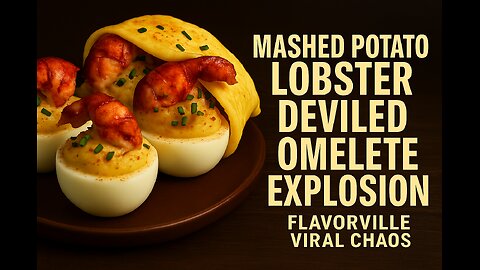 Mashed Potato Lobster Egg Bomb – FlavorVille Surf & Mash Creation