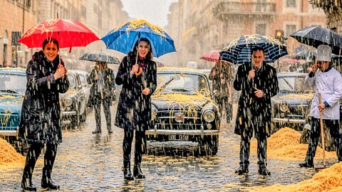 SPAGHETTI 🍝 BLIZZARD IN ITALY