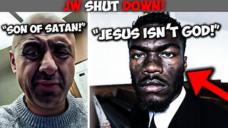 ARROGANT Jehovah's Witness BLASPHEMES Jesus And Gets SHUT DOWN INSTANTLY