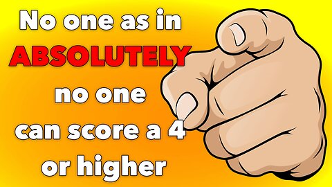 You absolutely won't score higher than a 4!