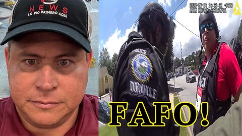 Salvadoran journalist makes a BIG MISTAKE at No Kings Protest and FINDS OUT! FAFO!