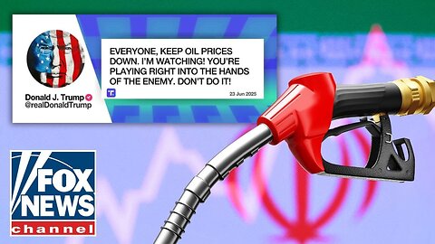 Trump calls for oil prices to stay _DOWN_ ahead of NATO summit