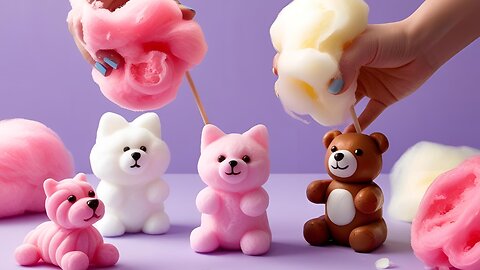 Miniature Cotton Candy World! 🍬 So Cute! #ViralScene