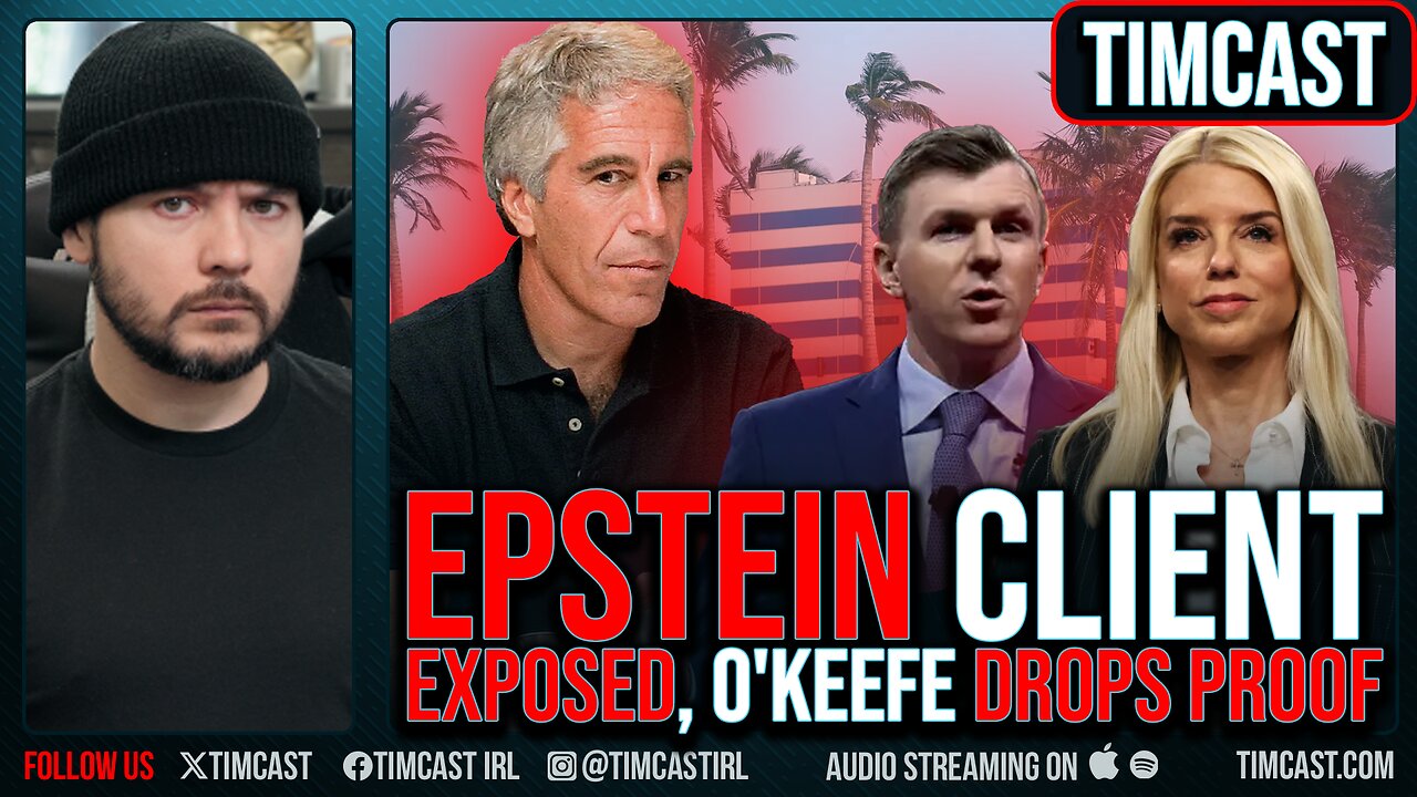 Epstein Accomplice EXPOSED, O'Keefe DROPS PROOF, Bondi Says 10,000 Videos Of Epstein Under Review