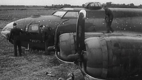 Allied aircraft shot down over German-occupied territory broken up for scrap in 1943