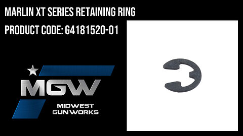 Marlin XT Series Retaining Ring - G4181520-01