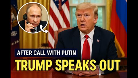 President Trump speaks in the Oval Office after Putin call