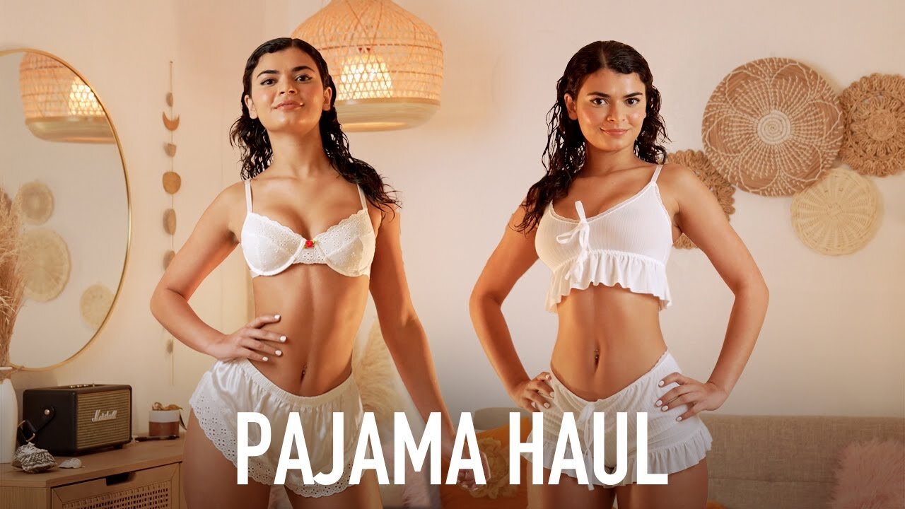 PAJAMA TRY-ON HAUL