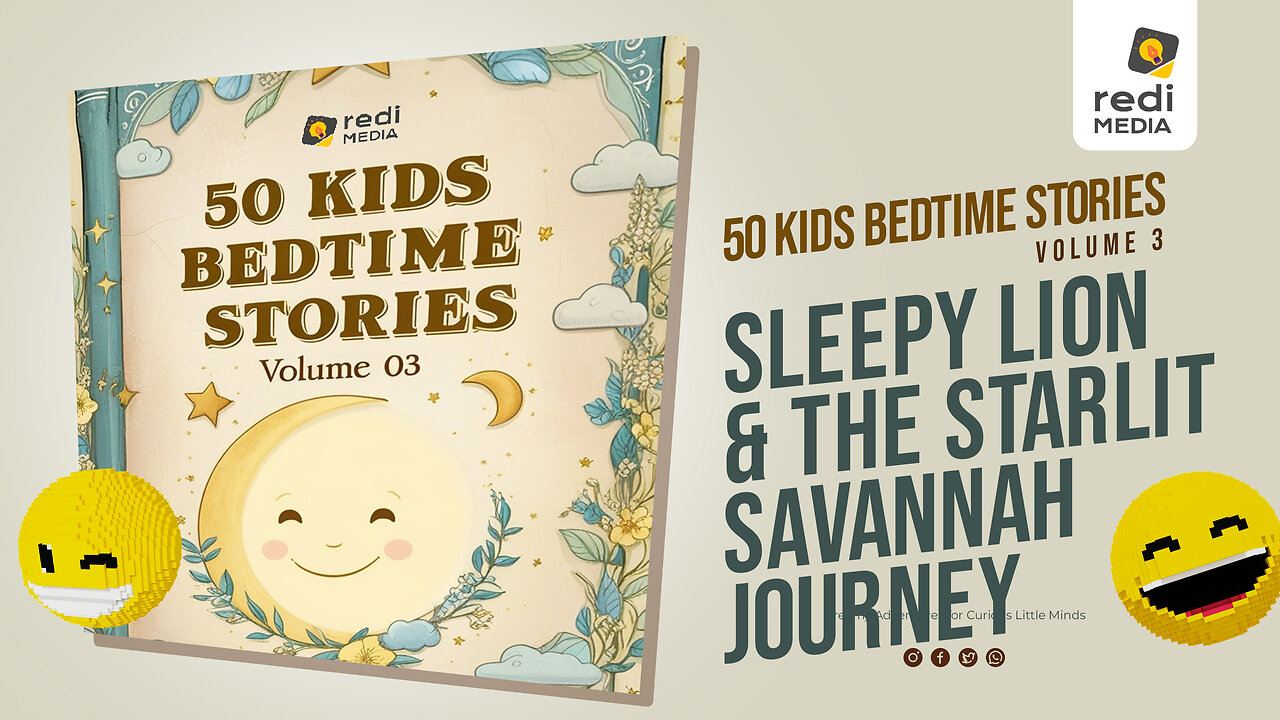 Vol3.S40. The Sleepy Lion and the Starlit Savannah Journey