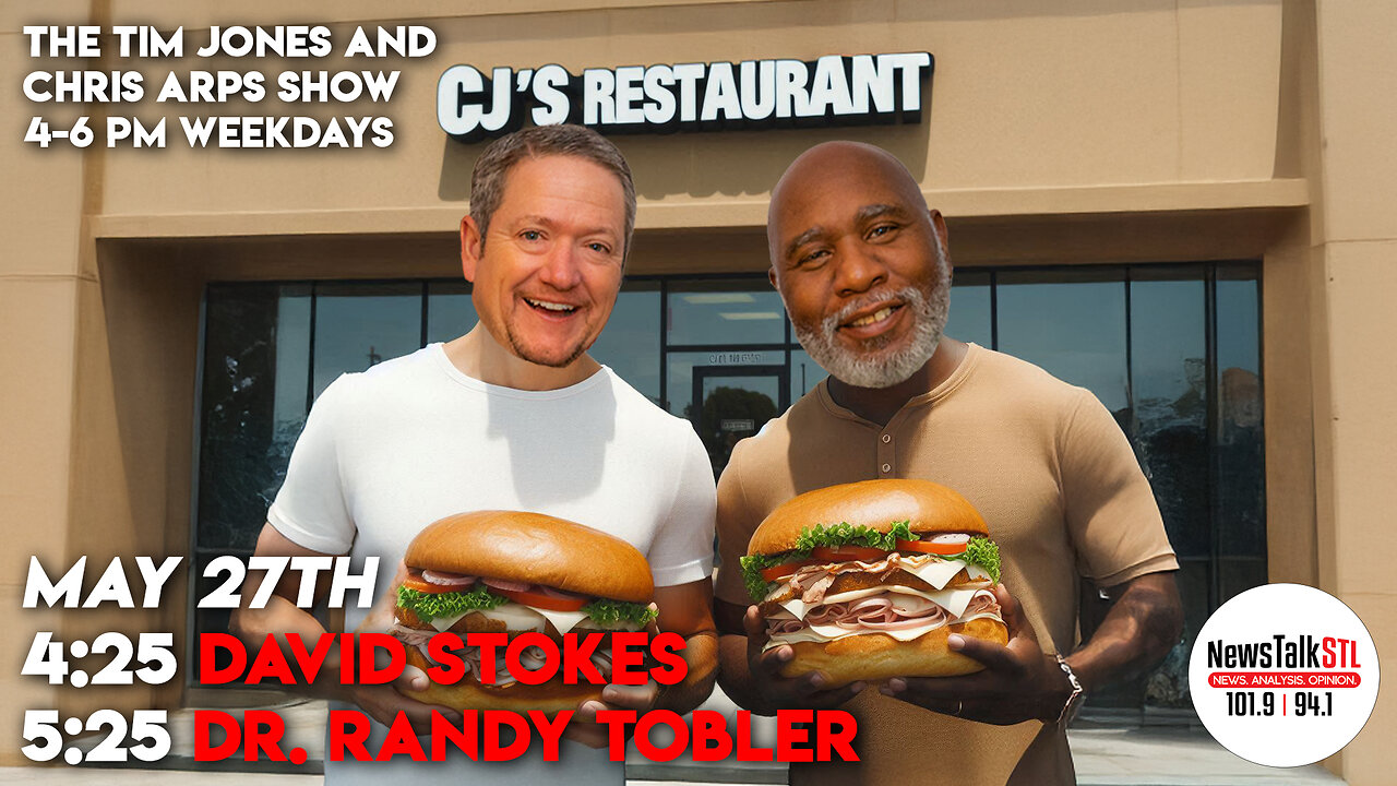 The Tim Jones and Chris Arps Show 05.27.2025 David Stokes | Dr. Randy Tobler