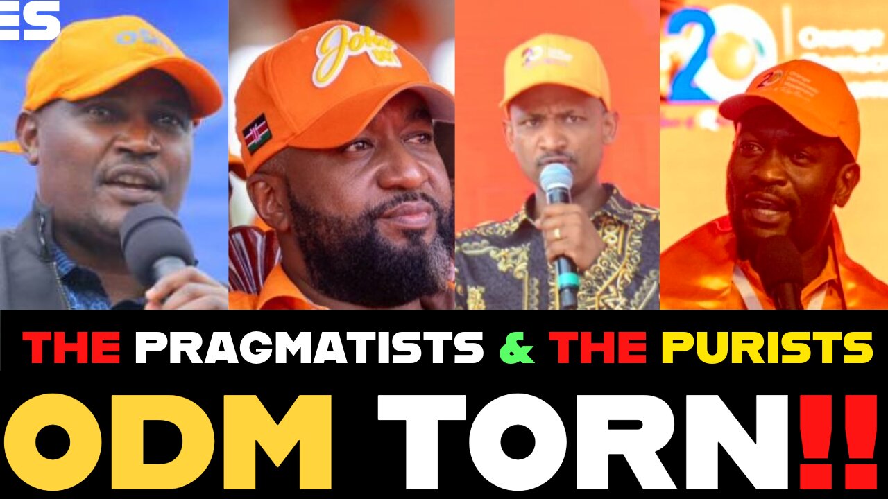 ODM TORN - Is Raila Odinga's Party IN or OUT of Government? The Cracks Are Showing.