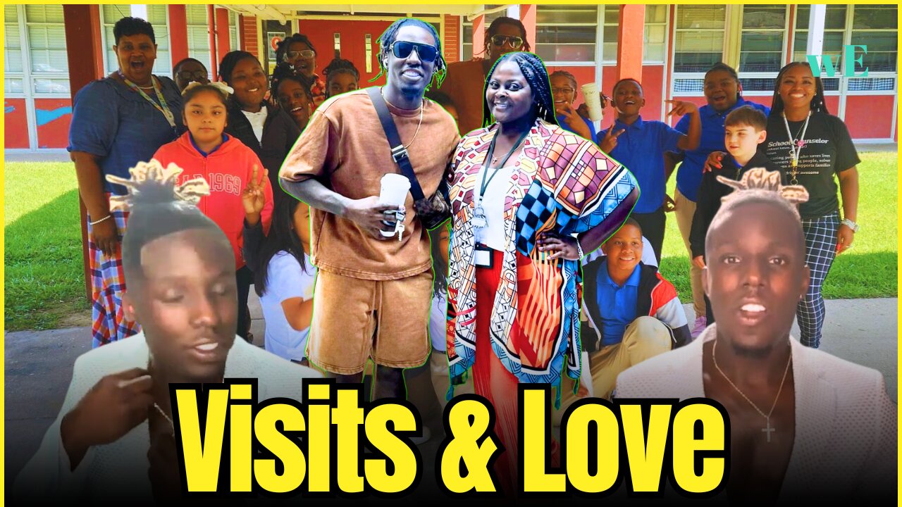 Jamal Roberts Brings Joy to Kids at West Hills Elementary Visit